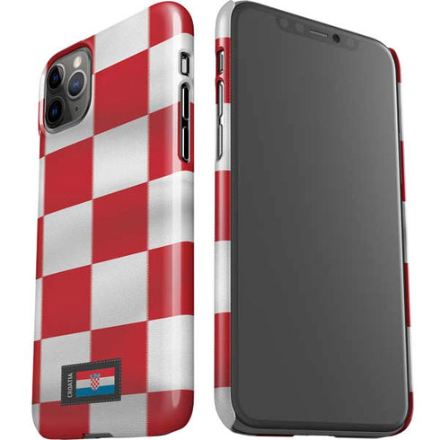 Croatia Soccer Flag iPhone 11 Pro Max Lite Case